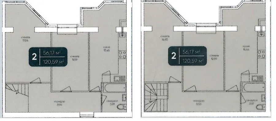 ЖК Ковалівський — 120.6 м²