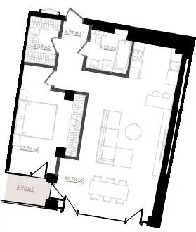 ЖК Emily Apartments — 80.1 м²