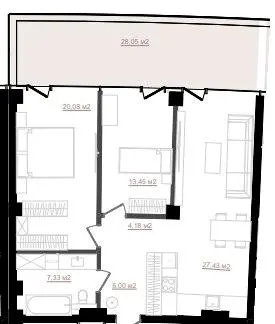 ЖК Emily Apartments — 87.8 м²