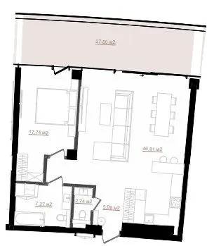 ЖК Emily Apartments — 88.4 м²