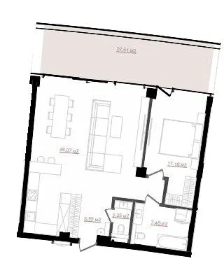 ЖК Emily Apartments — 89.7 м²