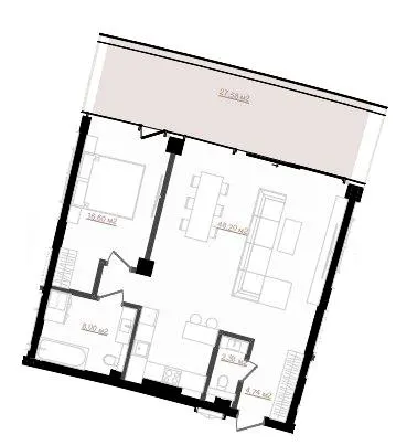 ЖК Emily Apartments — 89.1 м²