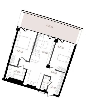 ЖК Emily Apartments — 86.8 м²