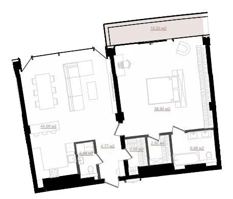 ЖК Emily Apartments — 107.4 м²