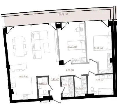 ЖК Emily Apartments — 107.9 м²