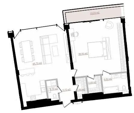 ЖК Emily Apartments — 107.1 м²