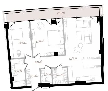ЖК Emily Apartments — 112.2 м²