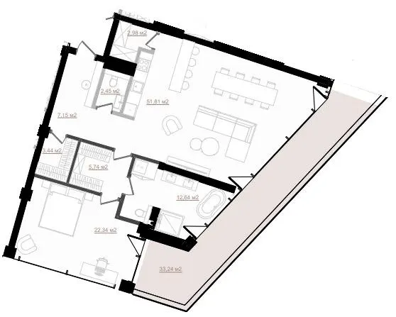 ЖК Emily Apartments — 119.6 м²