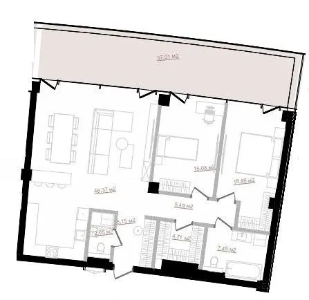 ЖК Emily Apartments — 116.1 м²