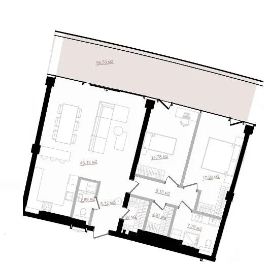 ЖК Emily Apartments — 116.1 м²