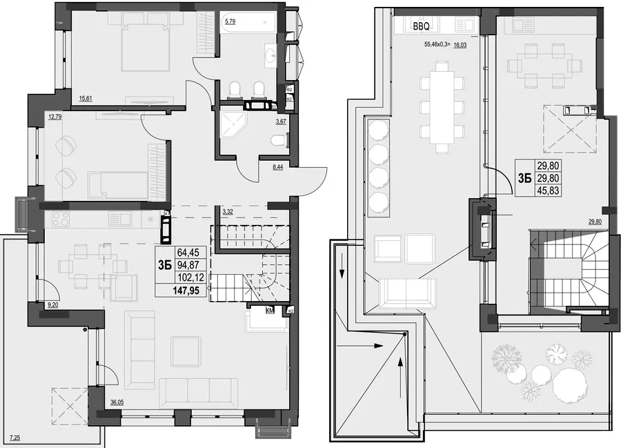 ЖК Park House — 148 м²
