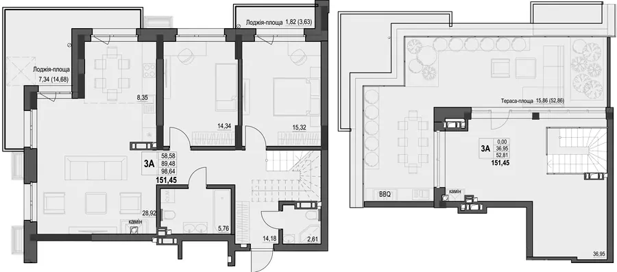 ЖК Park House — 151.5 м²