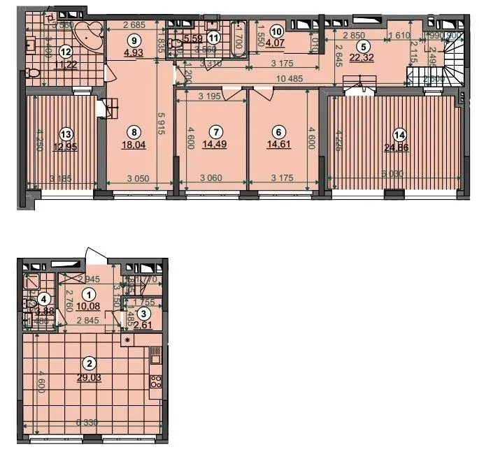 ЖК Dibrova Park — 159.8 м²