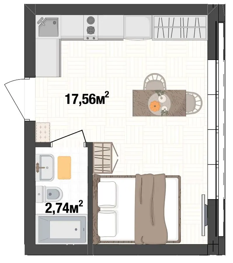 Клубний будинок Liverpool House — 20 м²