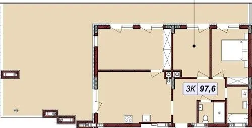 ЖК Бузковий 2 — 97.6 м²