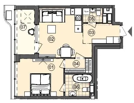 The Light — 52.5 м²