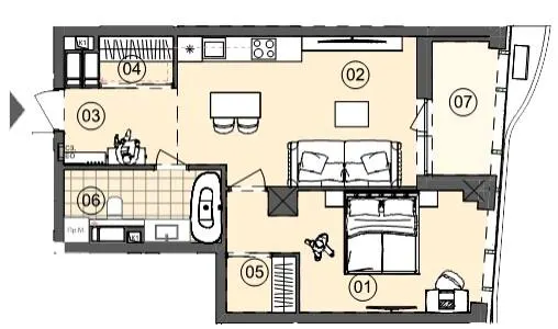 The Light — 55.4 м²