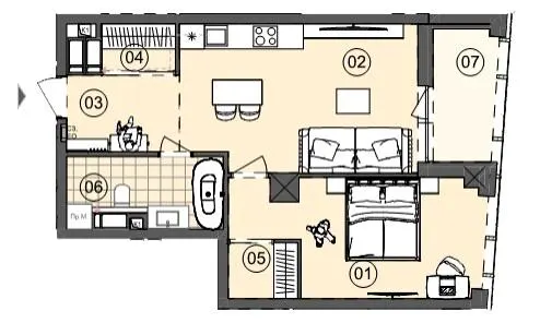 The Light — 55.4 м²