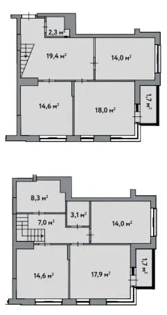 ЖК Krona Park II — 136.6 м²