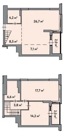 ЖК Krona Park II — 92.8 м²