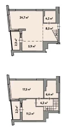 3-комнатная квартира, 87 м², вул. В’ячеслава Чорновола, Бровары — фото 1