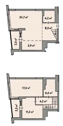 ЖК Krona Park II — 87.2 м²