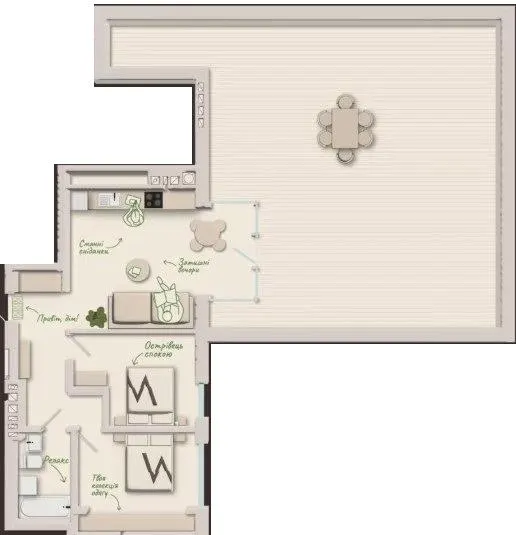 ЖК Woodside — 79.9 м²