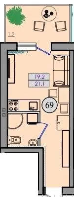 ЖК Smart House — 21.1 м²