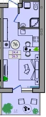 ЖК Smart House — 26.3 м²