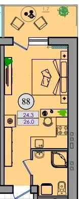 ЖК Smart House — 26 м²