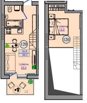 ЖК Smart House — 51.3 м²