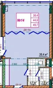Апарт-комплекс Crystal Hills — 49.7 м²