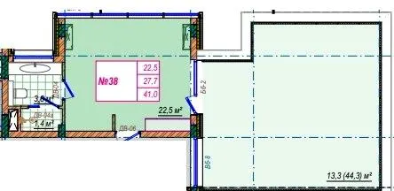 Апарт-комплекс Crystal Hills — 41 м²