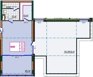 Апарт-комплекс Crystal Hills — 79 м²