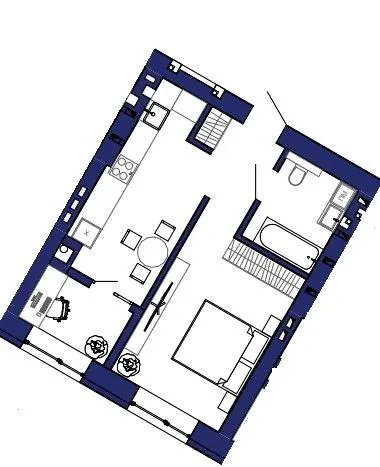 ЖК Хвоя — 40.7 м²