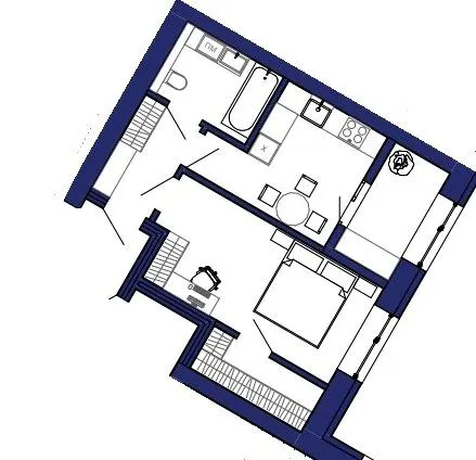 ЖК Хвоя — 40.8 м²