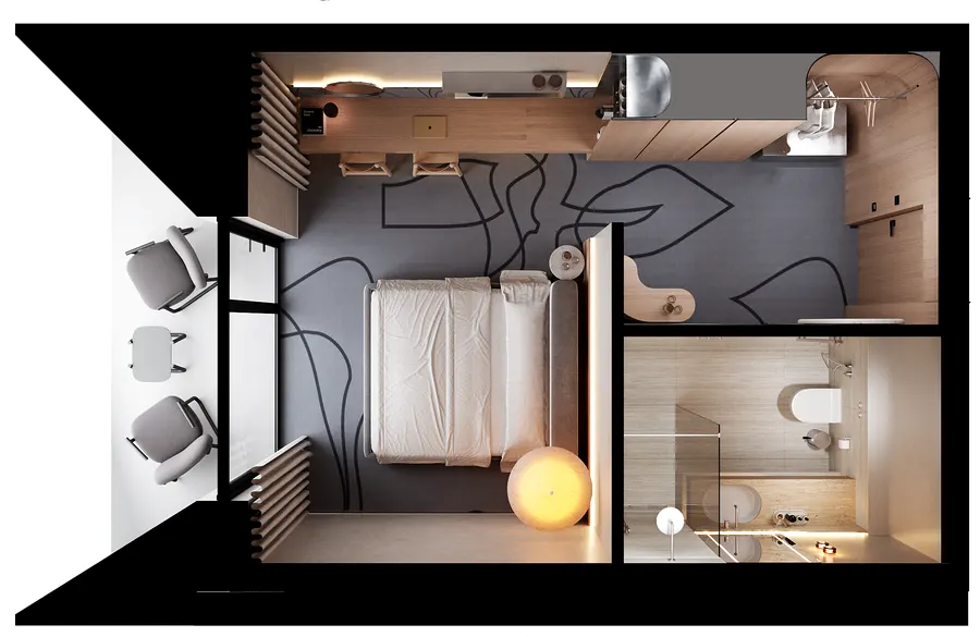 Апарт-готель Mélis — 25 м²