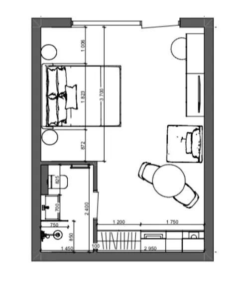 MÓNTES invest & resort — 27.7 м²