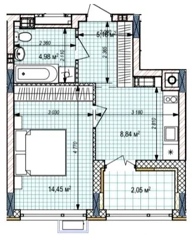 ЖК Estet Hill — 35.5 м²