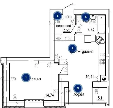 вул. Володимира Великого — 46.9 м²