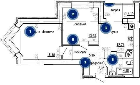 вул. Володимира Великого — 60.2 м²
