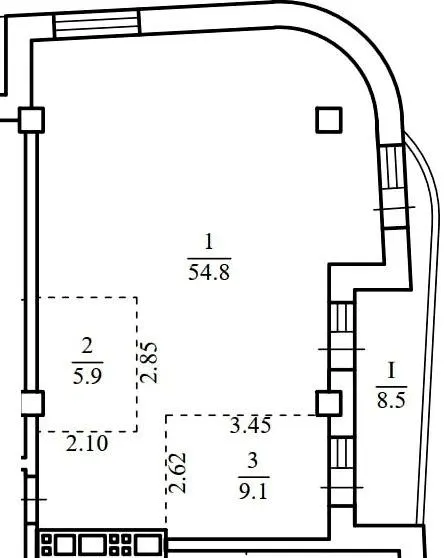ЖК Loft White — 78.3 м²