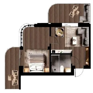 Oselia apartments — 35 м²