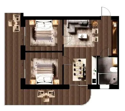 Oselia apartments — 54 м²