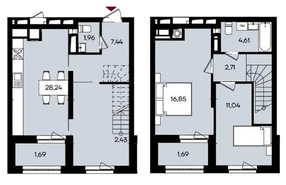 ЖК Ривер Сити — 78.7 м²
