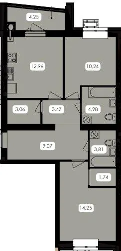 ЖК Аристократ — 67.8 м²