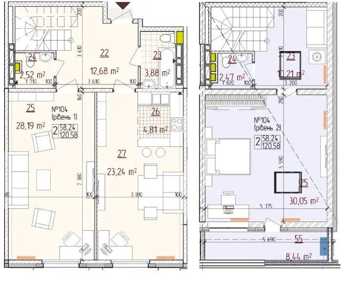 ЖК Нова Англія — 120.6 м²