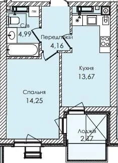 ЖК Atmosfera Premium — 39.2 м²