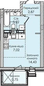 ЖК Atmosfera Premium — 30.3 м²