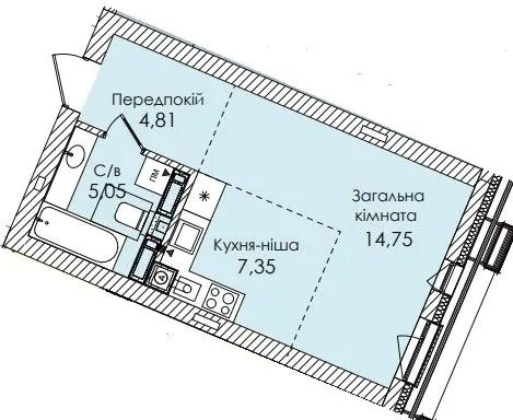 ЖК Atmosfera Premium — 32 м²